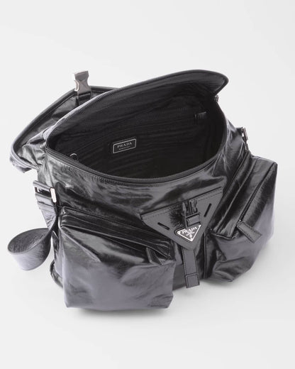 PRD Shoulder Bag Nylon Leather 30 cm