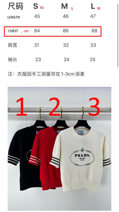 PRD T-shirt  knitted Woman 3 Color 's Limited