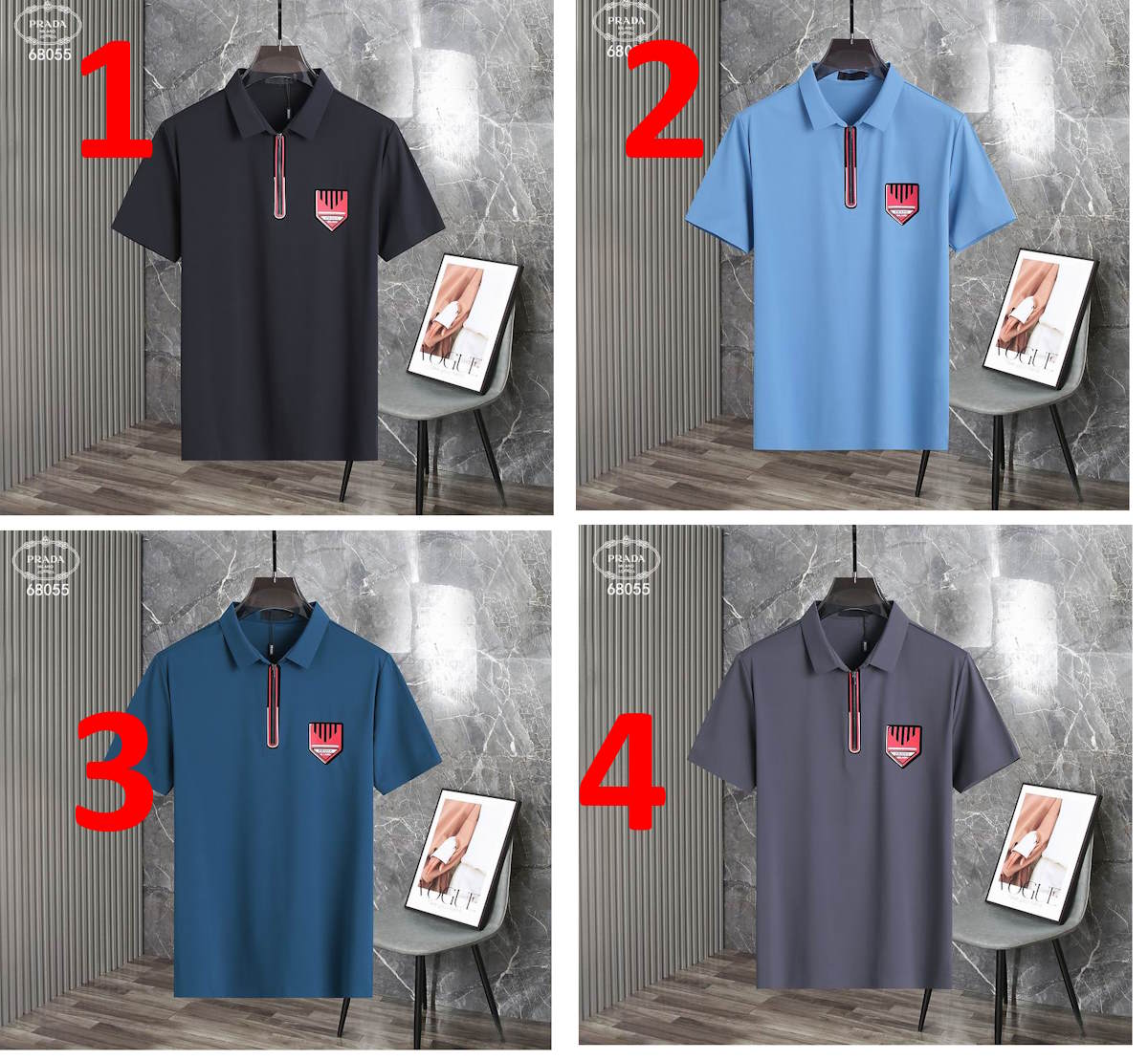 PRD  T -shirt POLO  4 Color 's