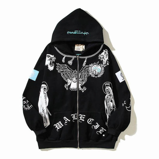 TRAV  s SCO TT Sweater Jacket Sweatshirt Hooded