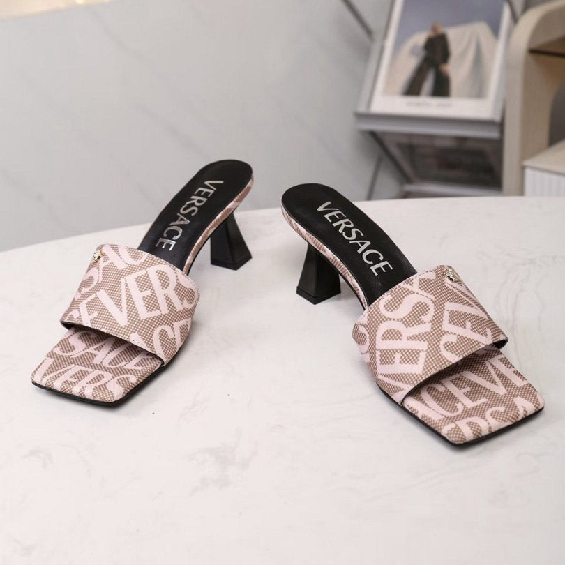 VRC  Sandals Slippers  Monogram Heels