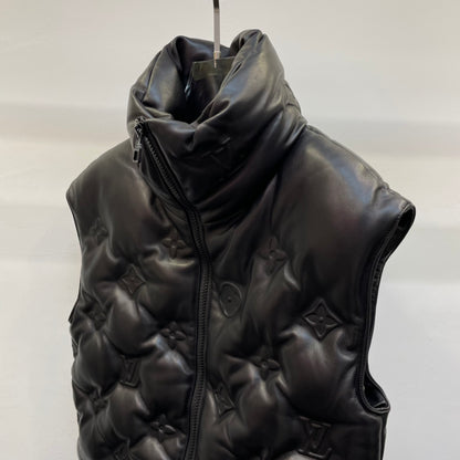 Copy of LU Leather  Down Jacket Vest  GO