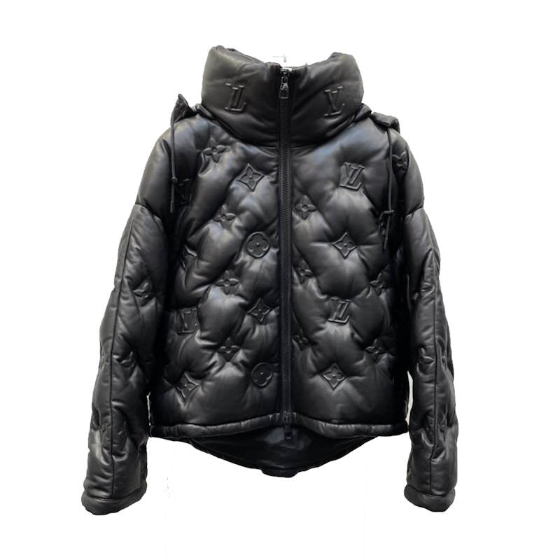 LU Leather  Down Jacket  GO