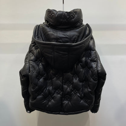 LU Leather  Down Jacket  GO