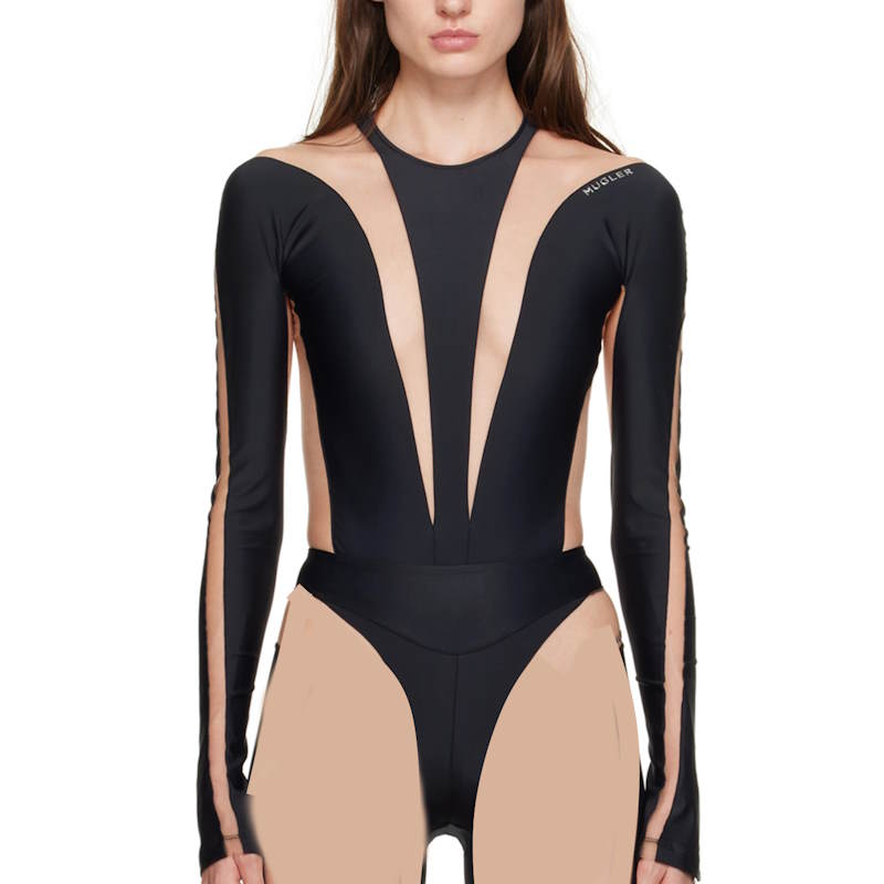 MU*LER  Woman  T -shirt Bodysuit bikini Limited
