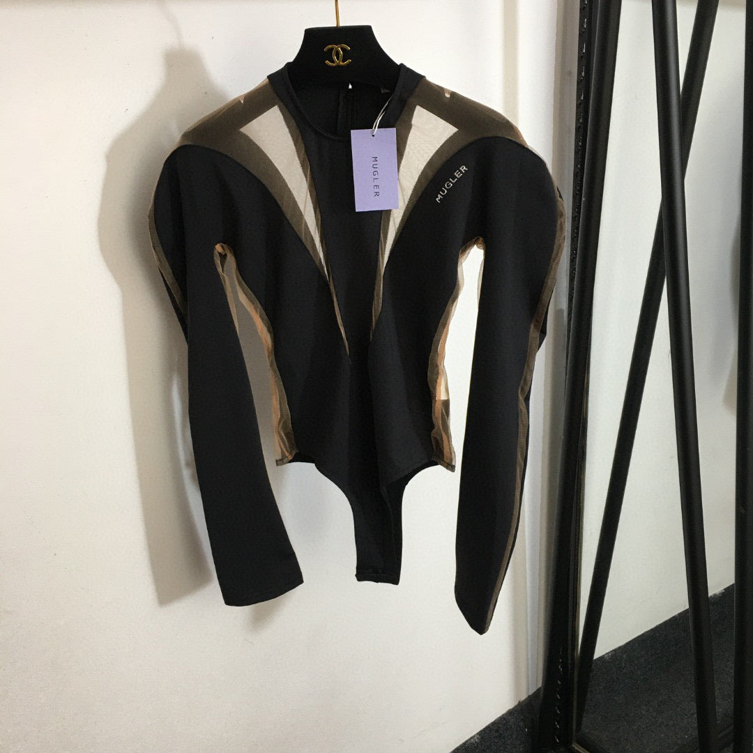 MU*LER  Woman  T -shirt Bodysuit bikini Limited