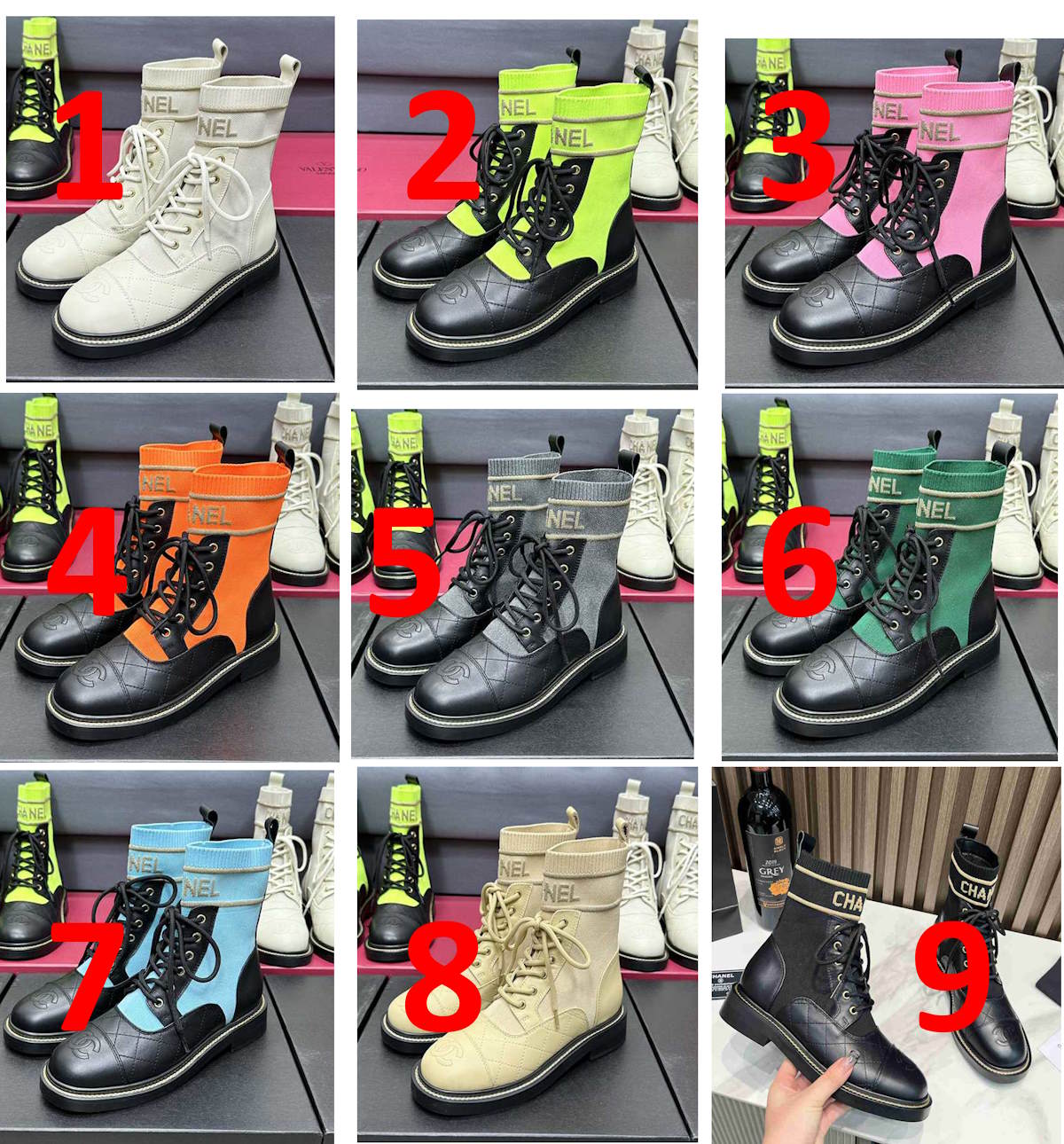 CHL   Boots  Monogram 9 Color 's