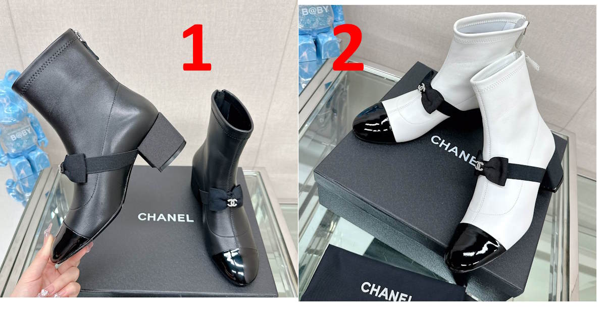 CHL  Boots Low Heels 2 Color 's