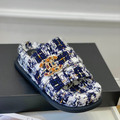 CHL Slippers Tweed 2 Color 's