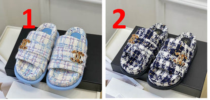 CHL Slippers Tweed 2 Color 's