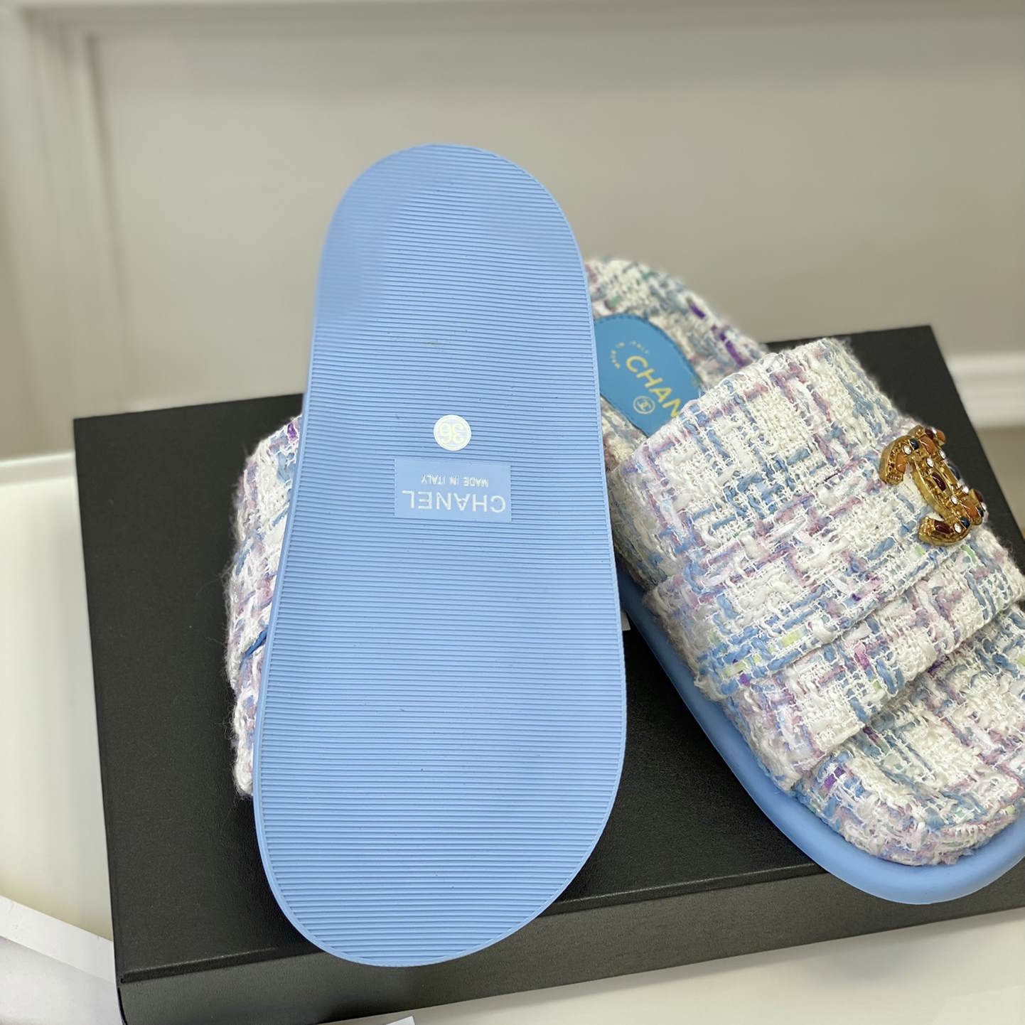 CHL Slippers Tweed 2 Color 's