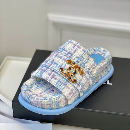 CHL Slippers Tweed 2 Color 's