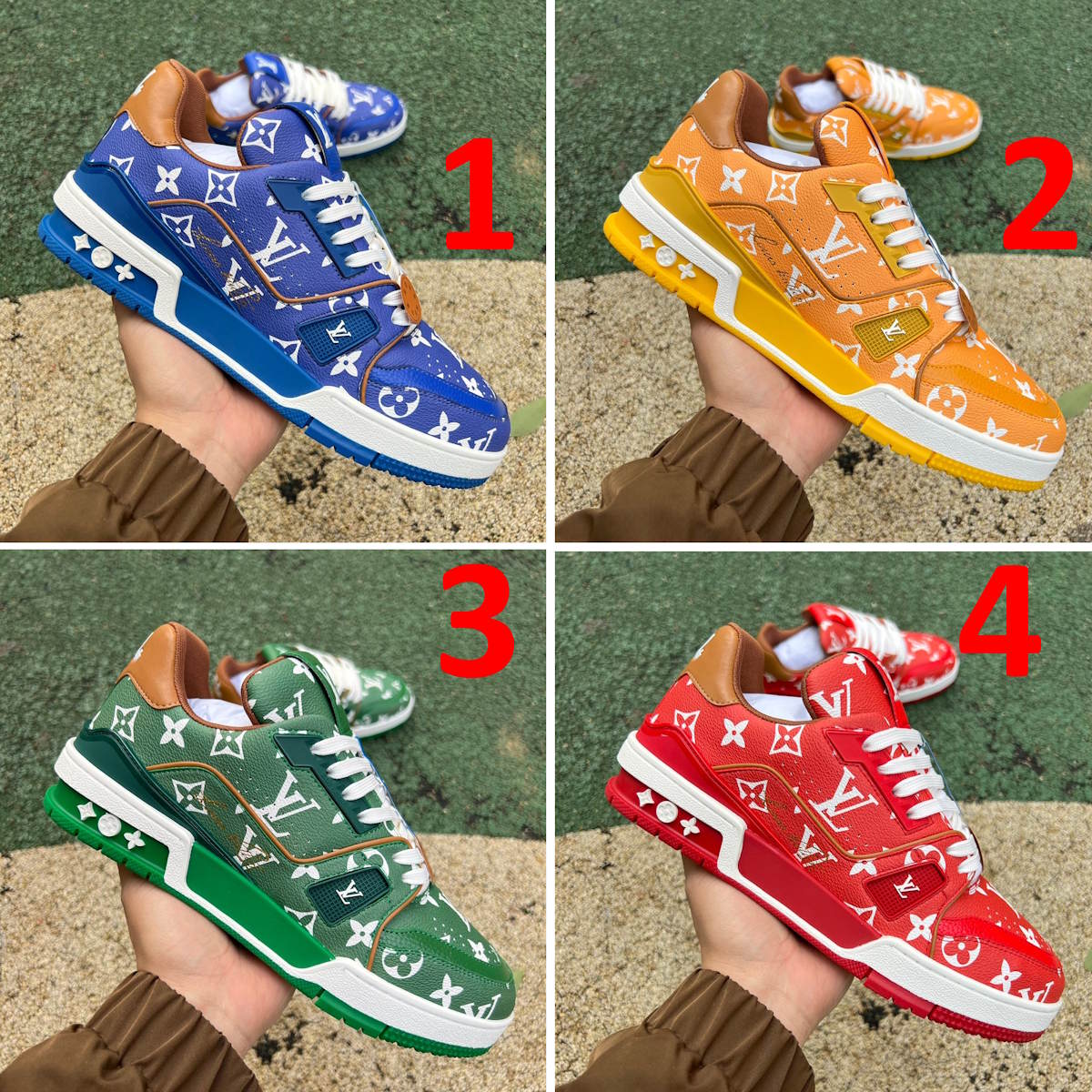 LU  Sneakers Trainers 4 Color's