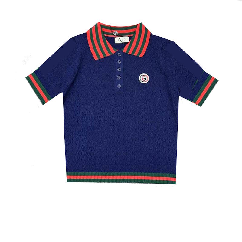 GU T-shirt  knitted Woman 3 Color 's Limited Polo