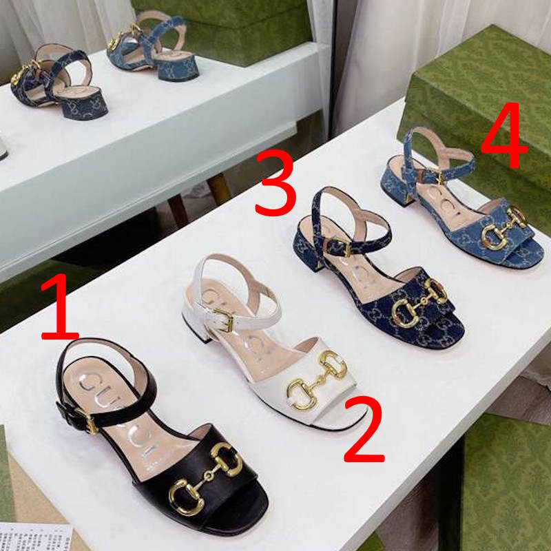 GU Sandals Monogram  4 Color 's