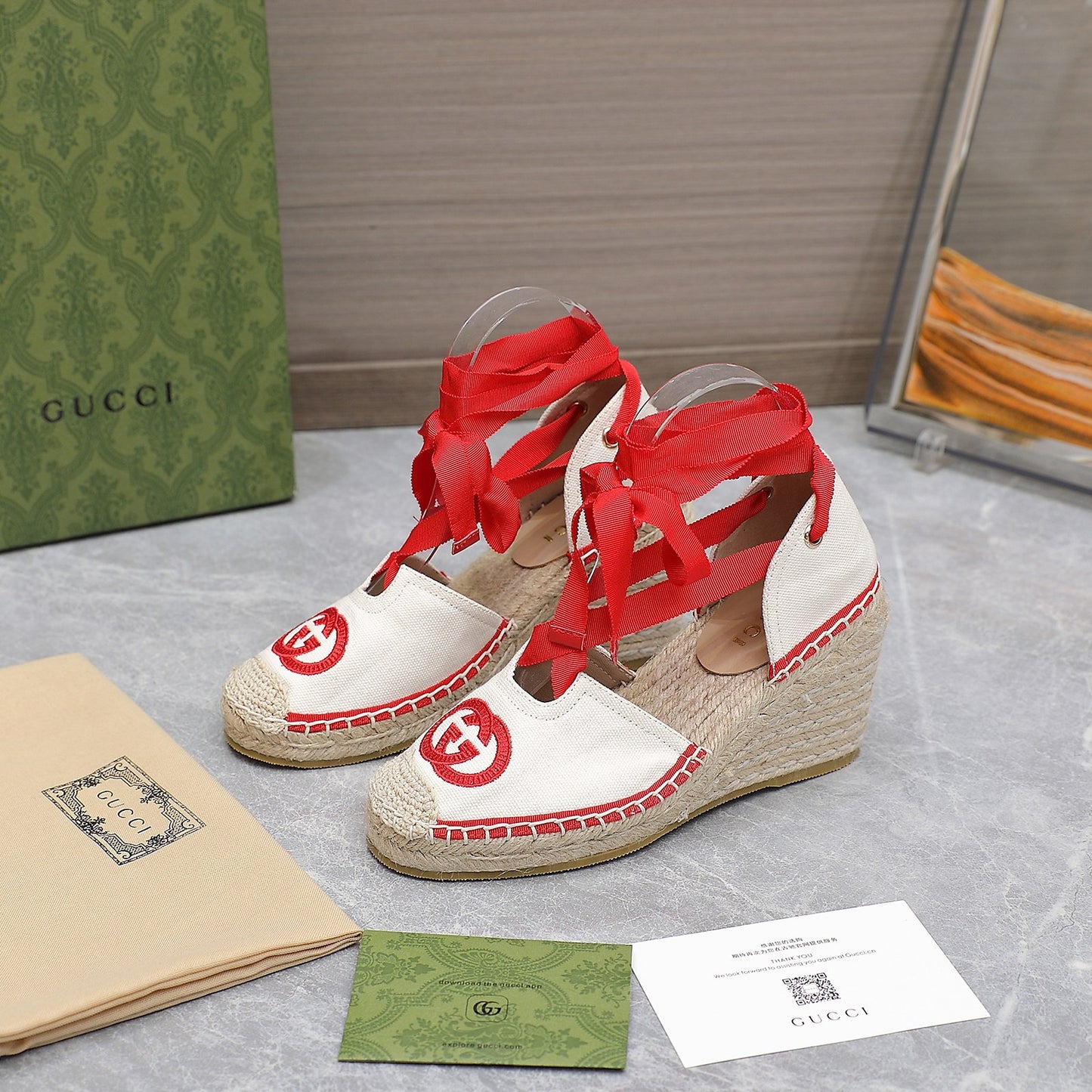 GU Wedge Sandals 2 Color 's