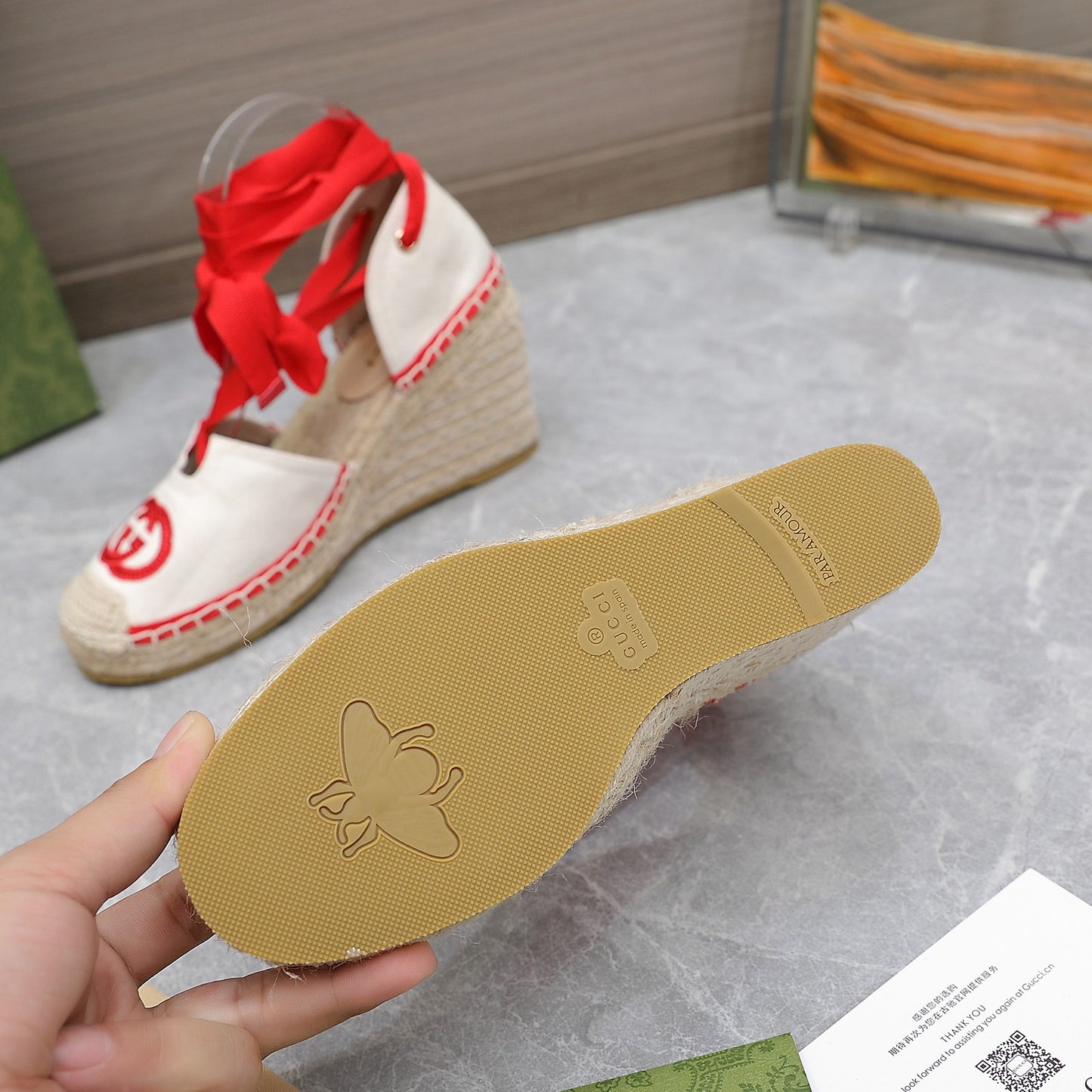 GU Wedge Sandals 2 Color 's