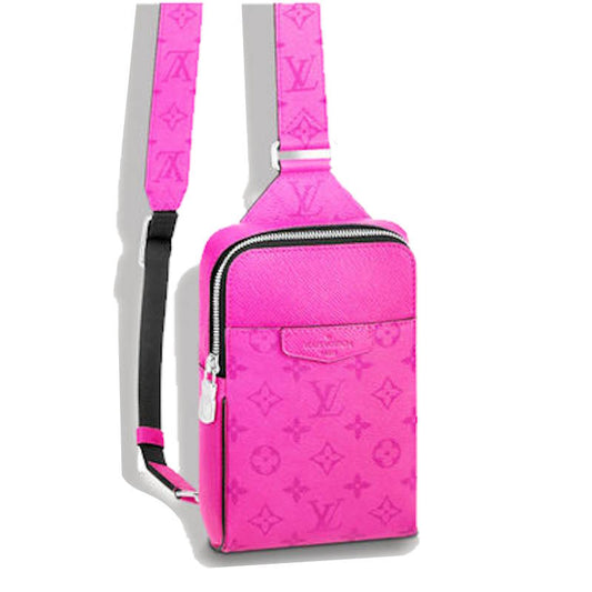 LU  Backpack Sling Bag Fuchsia
