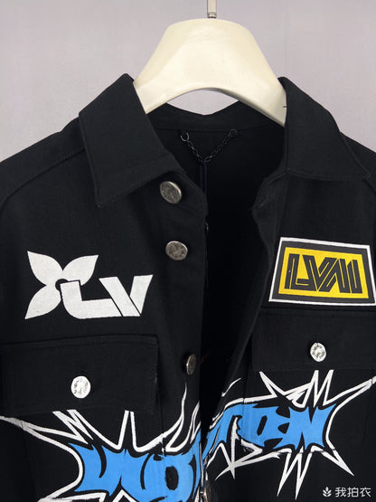LU  Jacket Printed Denim  GO