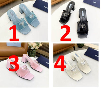 PRD Slippers Heels Sandals 4 Color 's