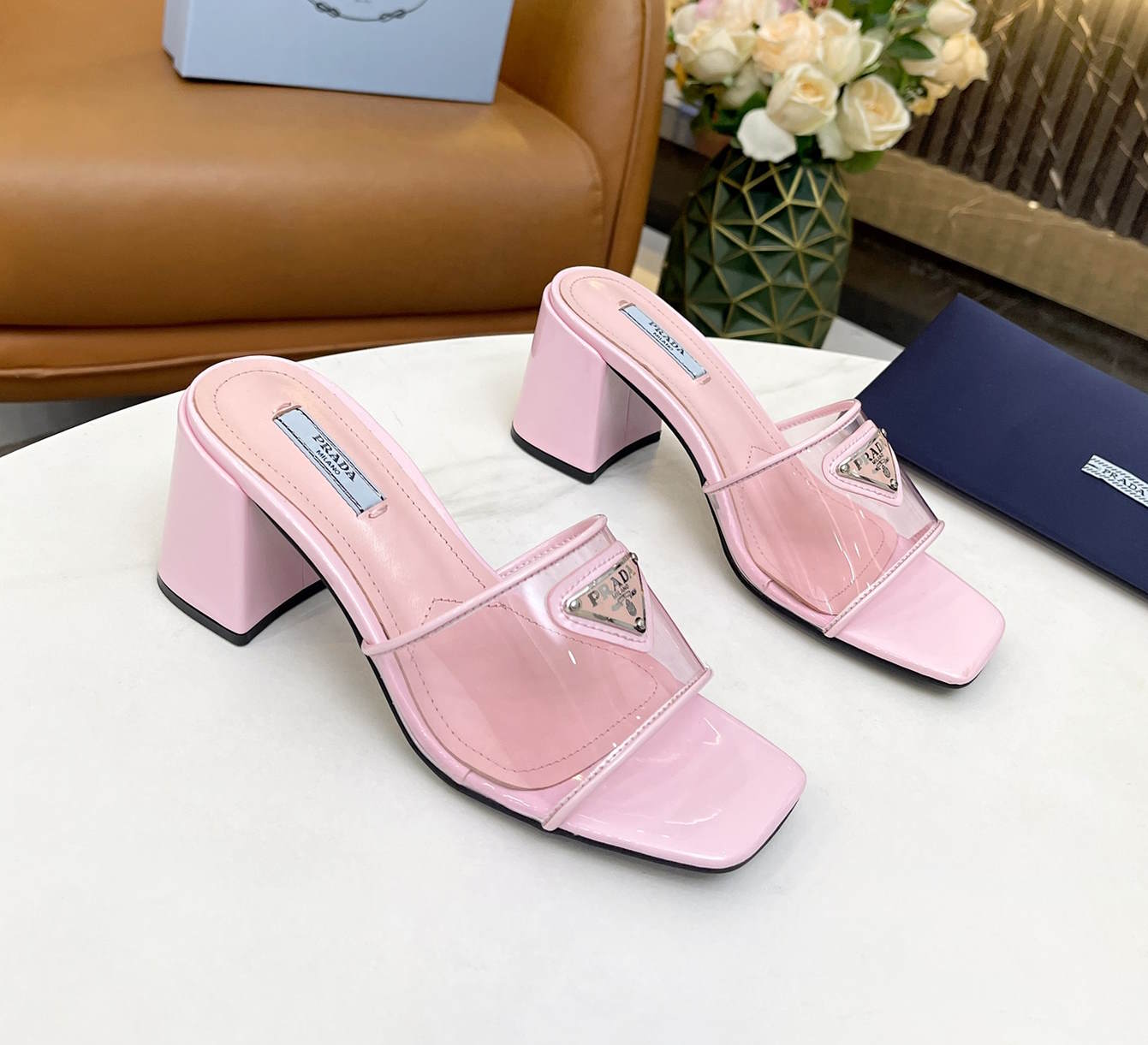 PRD Slippers Heels Sandals 4 Color 's