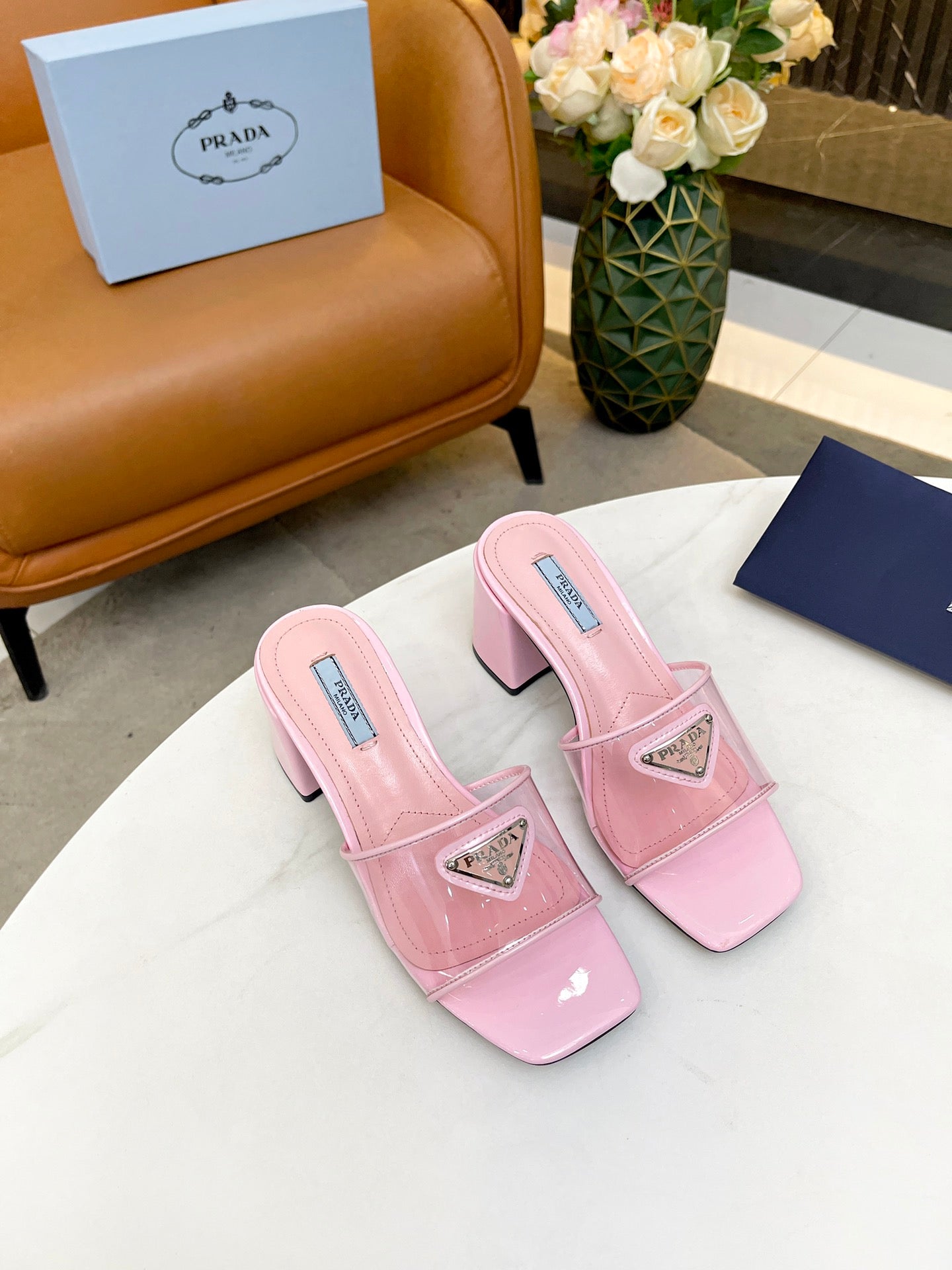 PRD Slippers Heels Sandals 4 Color 's
