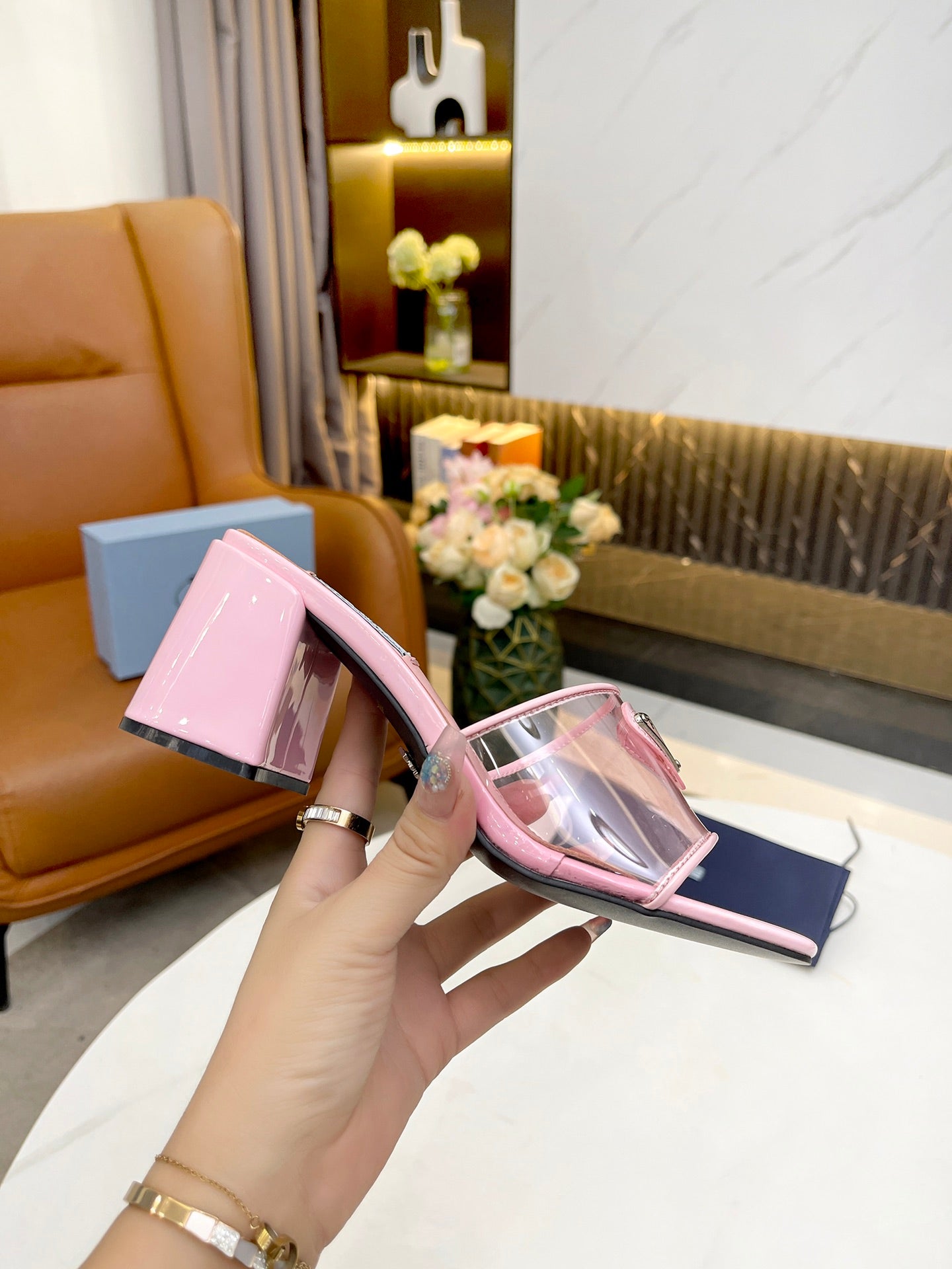 PRD Slippers Heels Sandals 4 Color 's