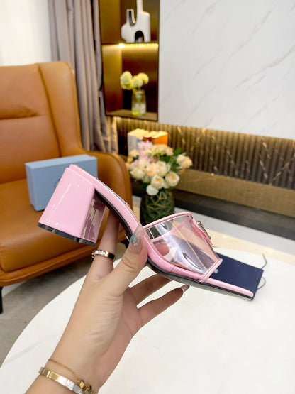 PRD Slippers Heels Sandals 4 Color 's