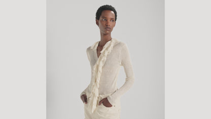 CHD Ruched Cardigan Sweater  woman  2 Color 's Ioff