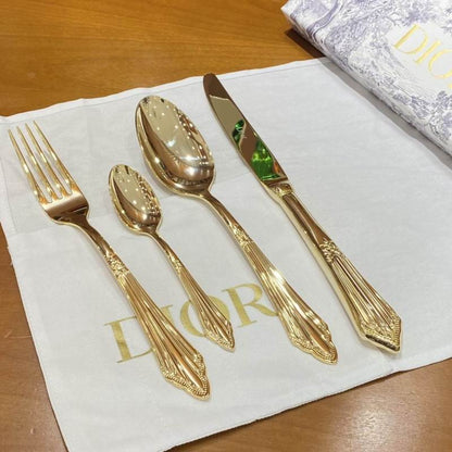 CHD Table Set  Spoon fork knife Case 4 Color 's