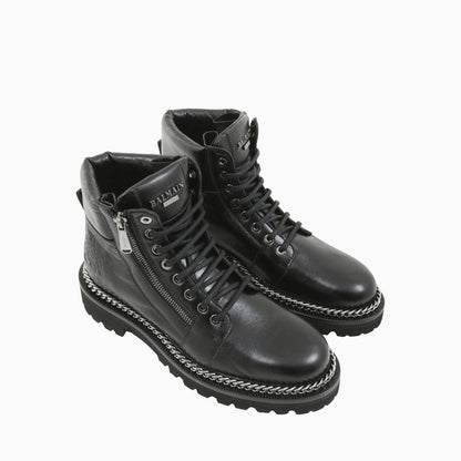 Balma*in Boots Zipper Black