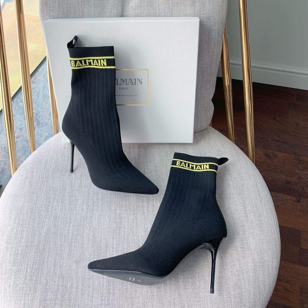 BALMA Boots Thigh RAVEN  2 Color 's