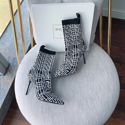BALMA Boots Thigh RAVEN  2 Color 's