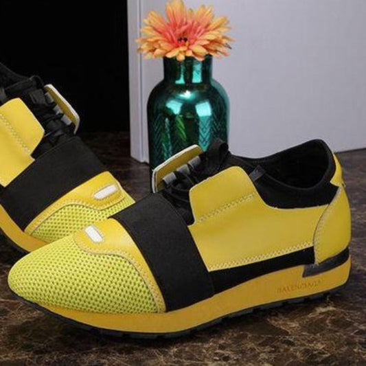 SNBAL  Race Runner Sneakers Yellow