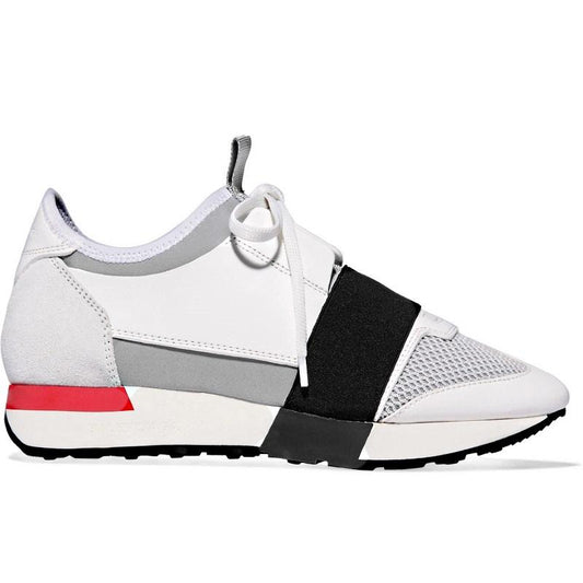 SNBAL  Race Runner  Sneakers White Rose