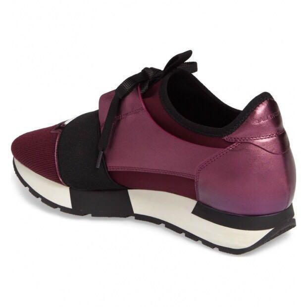 SNBAL Race Runner Sneakers Wine