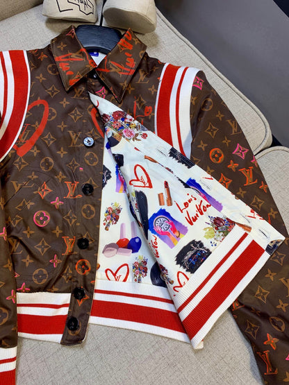LU Reversible  Jacket Bomber Woman 2 Color 's