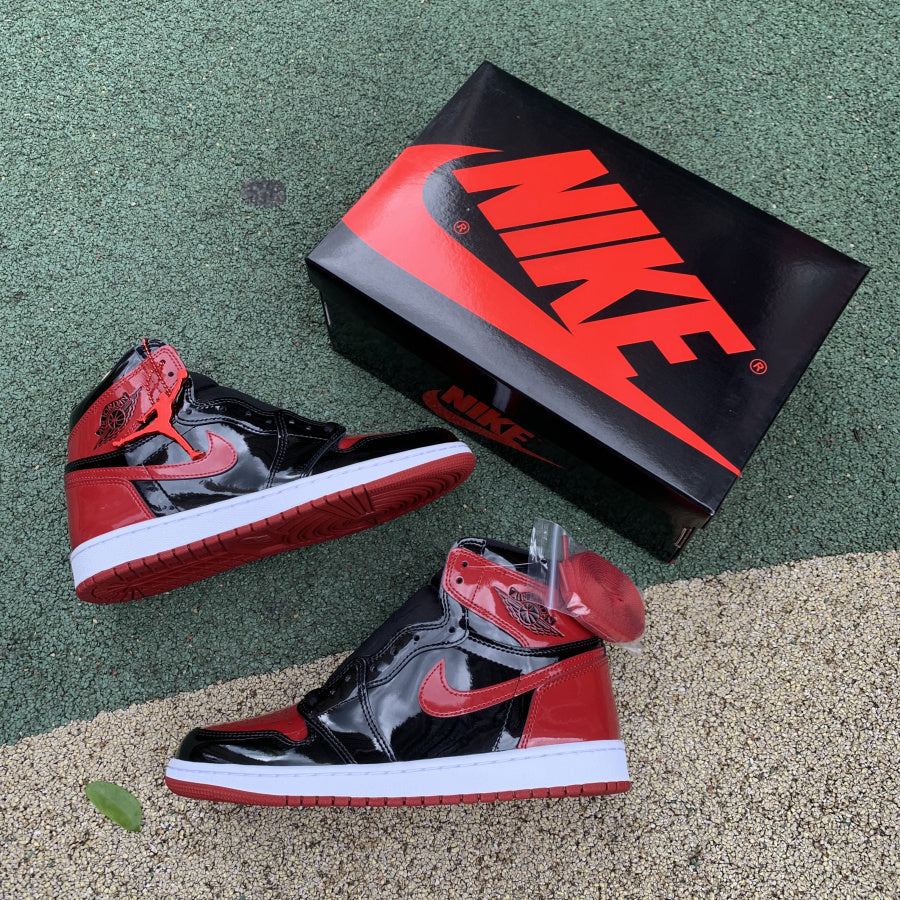 N*KE Retro High OG AJ1  Sneakers jorda BRED