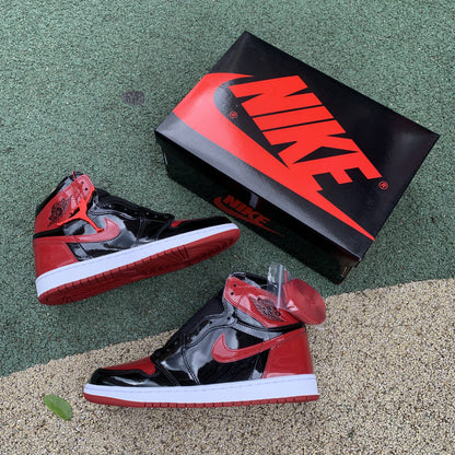 N*KE Retro High OG AJ1  Sneakers jorda BRED