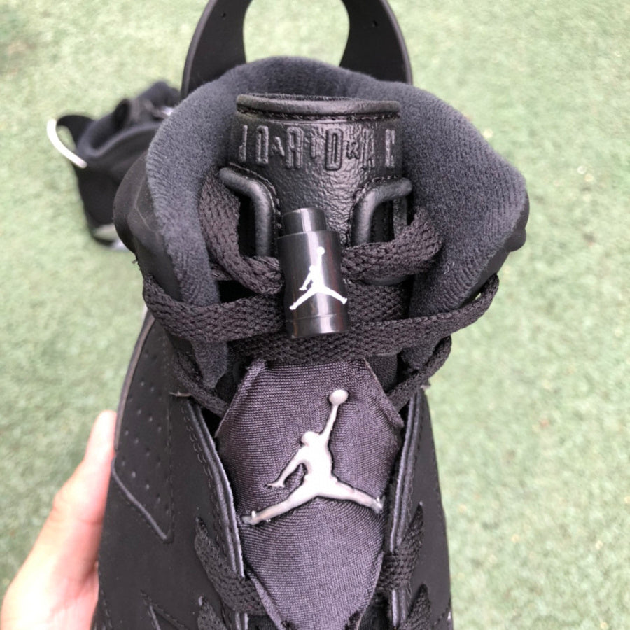 AJ6 N*KE Sneakers Jordan 6 Black Chrome 46