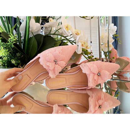 Alberta Fer Shoes Pink Mule