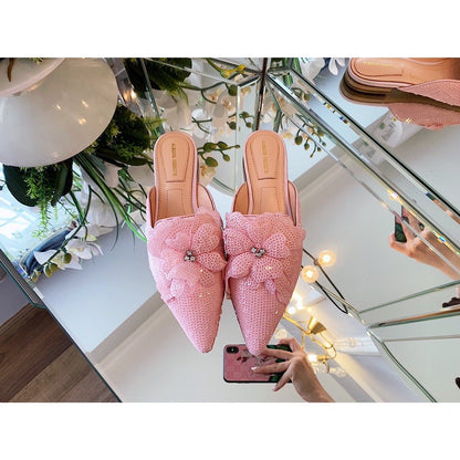 Alberta Fer Shoes Pink Mule