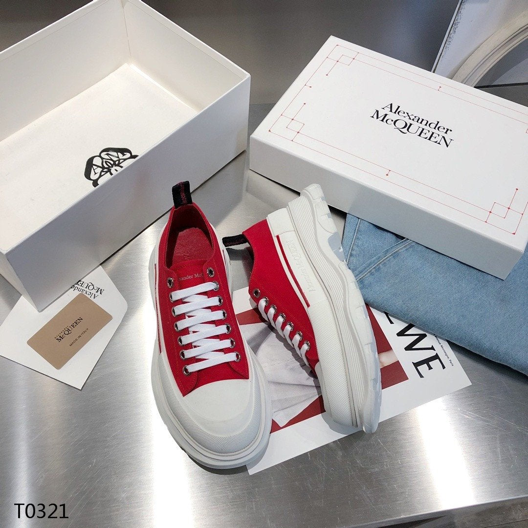 M*queen   Shoes White Red