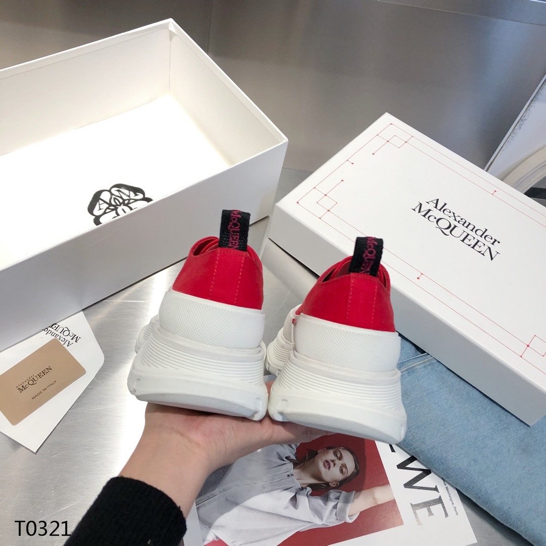 M*queen   Shoes White Red