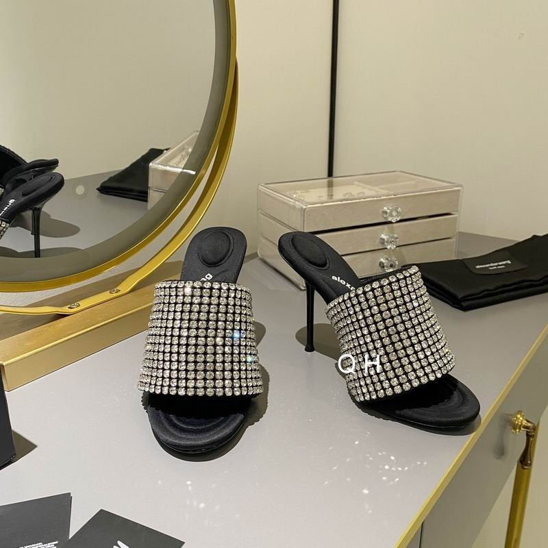 WANG Sandals Slippers Heels Stones