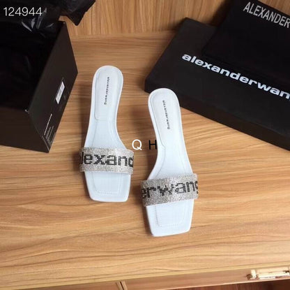 WANG Slippers  Shoes Heels 2 Color 's