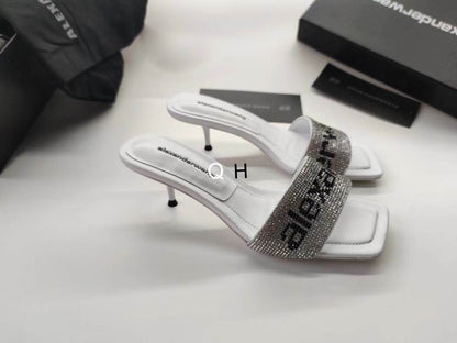 WANG Slippers  Shoes Heels 2 Color 's