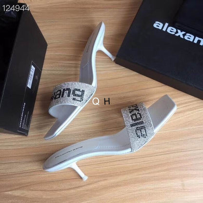 WANG Slippers  Shoes Heels 2 Color 's