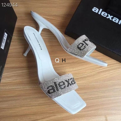 WANG Slippers  Shoes Heels 2 Color 's