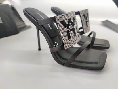 WANG Slippers  Shoes Heels 2 Color 's